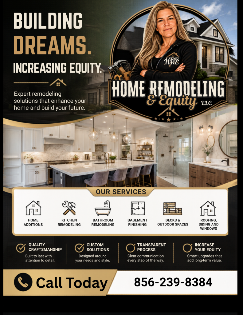 Renovated Jersey Cape home exterior featuring home remodeling deals and contractor coupons to increase property value and home equity.